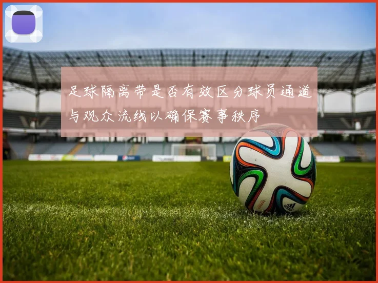 足球隔离带是否有效区分球员通道与观众流线以确保赛事秩序